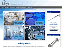 Tablet Screenshot of infinityfluids.com